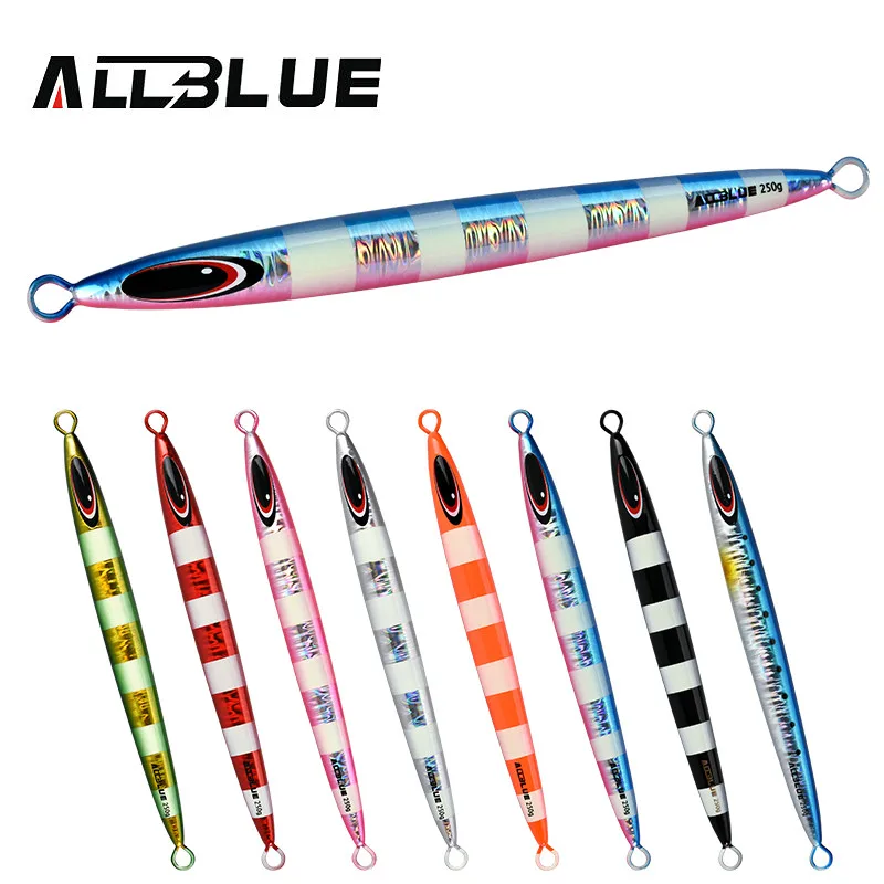 ALLBLUE SPY-C szybkość Jig metalowy przynęta wędkarska 250g/350g/500g Off Shore Super twarde pionowe Jigging łyżka wędkarskiego