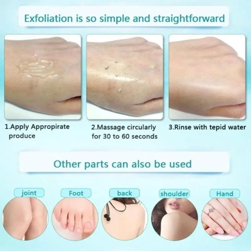 100ml esfoliante peeling gel pepino/papaia/gel de coco dead hidratante gel de remoção para rosto rosto esfoliante pele corpo r7y3