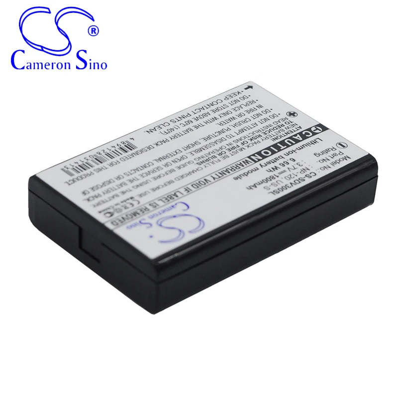 CameronSino Pin Cho Sonocaddie US-S Phù Hợp Với Sonocaddie V300 AutoPlay V300 Plus GPS, thiết Bị Dẫn Đường Pin 1800MAh 3.70V Li-ion Đen