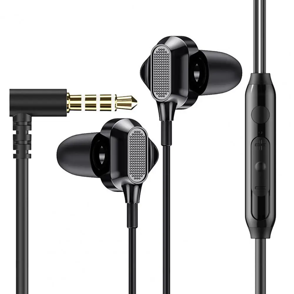 Q70 Wired Earphone Earbud Good Sound Effect Lossless Dynamic 3.5mm Noise Reduction In-ear HD Music HiFi Earphone for Calling