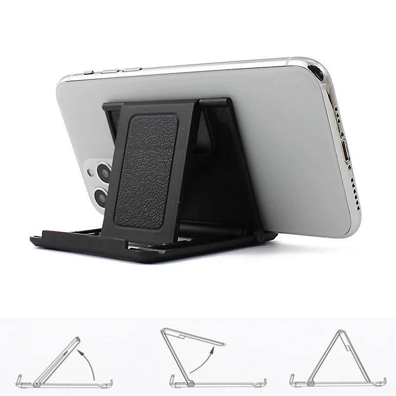 

Phone Holder Desk Stand For Your Mobile Phone Tripod For iPhone Xsmax 13 Huawei Xiaomi Mi 8 Plastic Foldable Desk Holder Stand