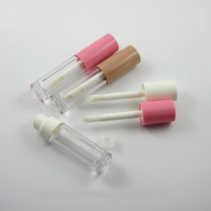 30pcs Lipgloss Empty Tube Round Clear 6.5ml New Arrival Liquid Refillable Container Plastic Packaging Cosmetic Lip Oil Bottles