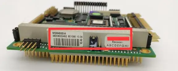 100% OK PC104 Mainboard Asli Tanpa Kipas IPC CPU Papan PC/104 Tertanam Industri Motherboard MSM486SV4 dengan Memori