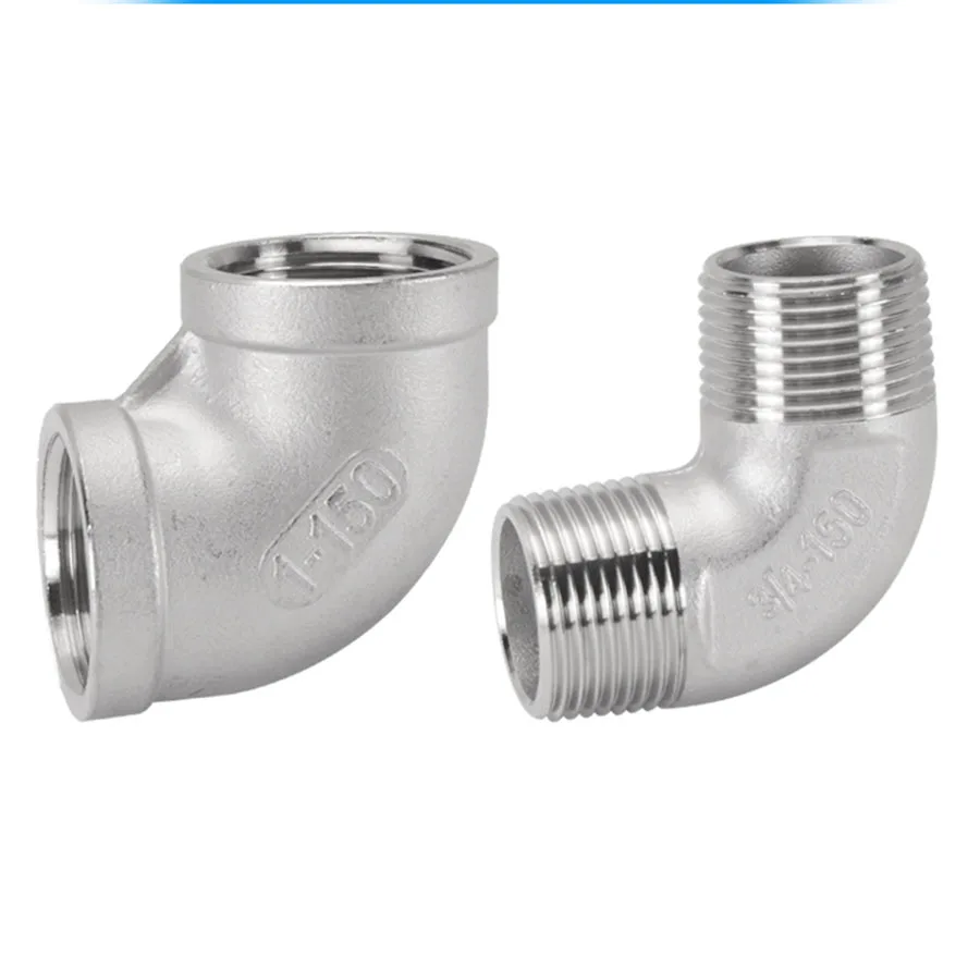 304 Stainless Steel 90 Degree Elbow Dn6 DN8 DN10 DN15 DN20 DN25 DN32 1/2