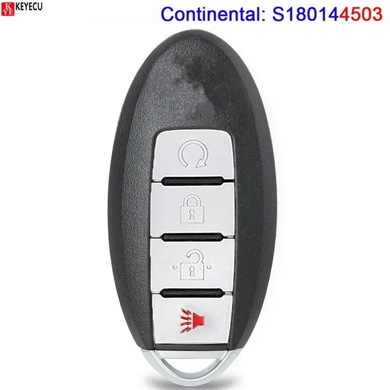 KEYECU 315MHz 4A Chip Keyless Entry Smart Remote Car Key Fob 4 Button for Infiniti Q50 2014-2015 2016 P/N:S180144203