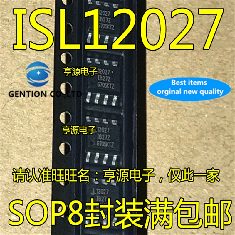 

10 шт. ISL12027IB27Z ISL12027 12027 SOP8 часы IC в наличии 100% новый и оригинальный