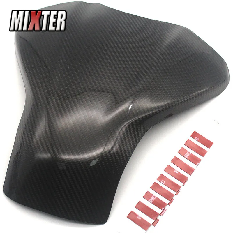 

Motorcycle Accessories Real Carbon Fiber Tank Cover Case Fuel Pad Protector For Kawasaki Ninja400 2018-2021 Ninja 400 Z400 Z-400