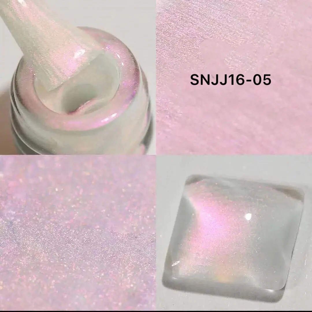 1Pc/15Ml Magnetische Gel Nagellak Auroras Snowlight Shining Magneet Nail Gel Langdurige Uv Gel Soak off Base Top Coat SNJJ16