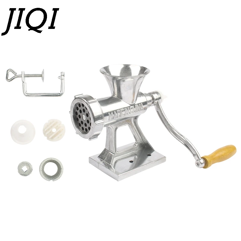 

Manual Meat Grinder Slicer Mincer Noodles Pasta Maker Sausage Stuffer Filler Hand-Crank Kitchen Spice Miller Vegetable Cutter