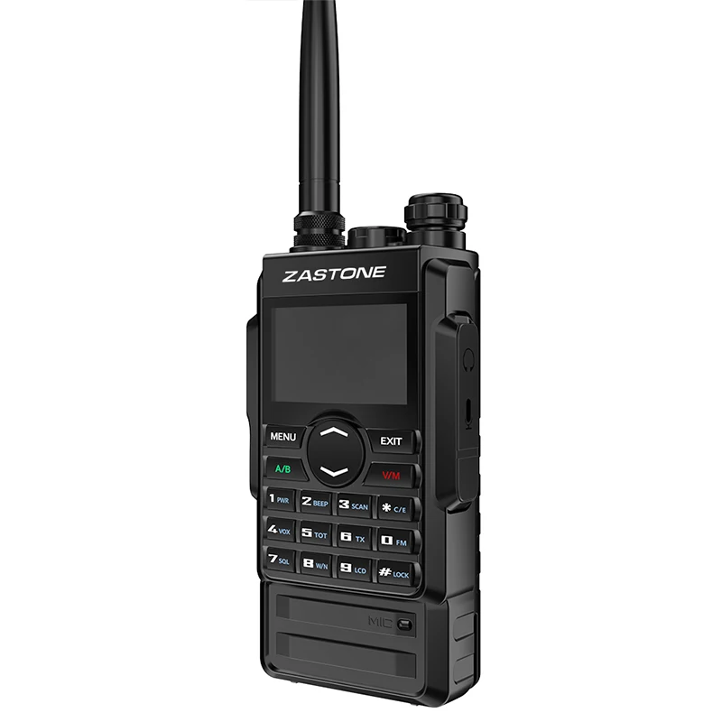 zastone M7 Walkie Talkie VHF UHF Portatile Radio 5w Walkie Talkie 2600Mah Battery Two way radio FM Ham 136-174 400-480Mhz