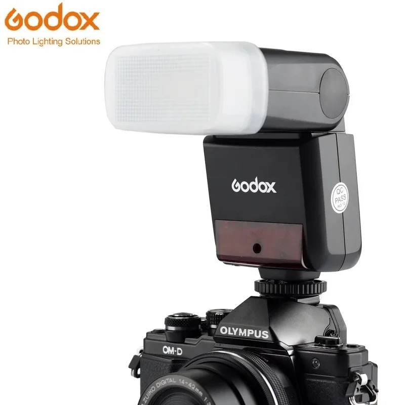 Godox-Flash V350O TTL HSS 1/8000s GN36 Speedlite para Olympus, Panasonic, PEN-F, E-P3, E-P5, E-PL5, E-PL6, E-PL7, E-PL8