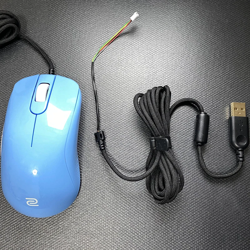 Flexible Gaming Paracord Mouse Cable For Computer Logitech G502 G403 G Pro G302 ZOWIE EC1 2B S1 S2 Fk2b Stress Relief Five Core