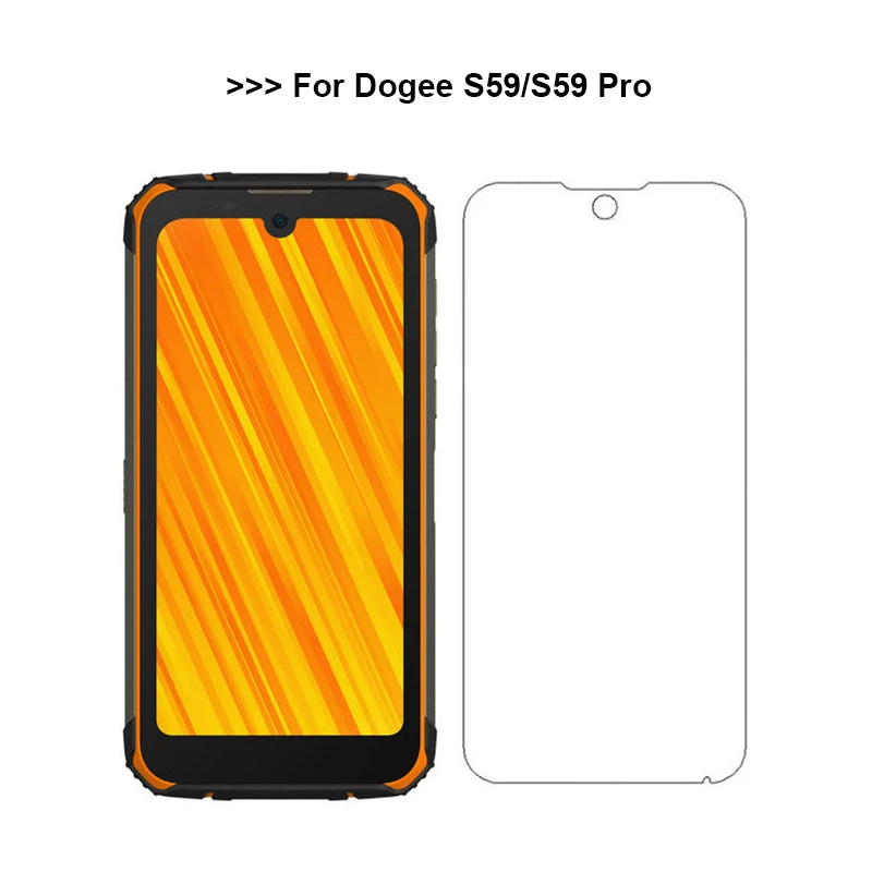 Doogee S59 Glass Premium Tempered Glass 9H Ultra Clear Protective Film Explosion-proof For Doogee S59 Pro Phone Screen Protector