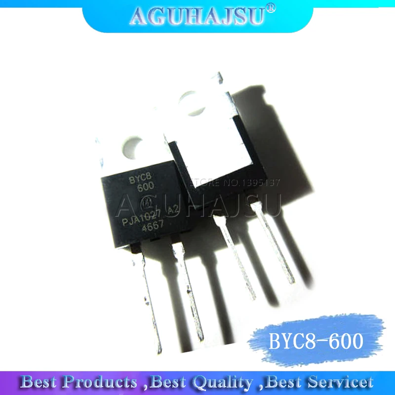 1PCS/LOT BYC8-600 BYC8 600 600V 8A diode fast recovery diode TO-220