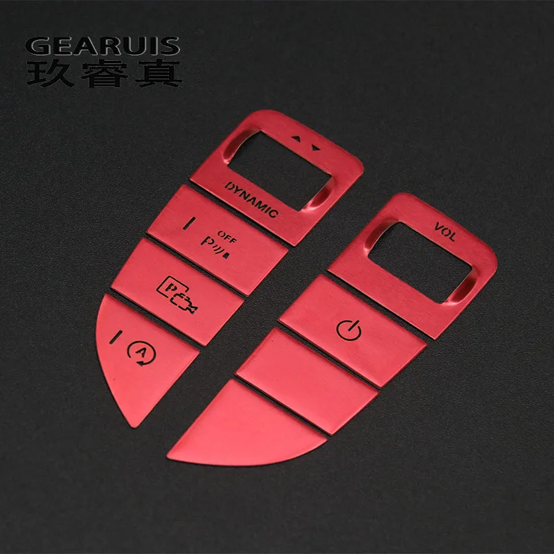 Car Styling For Mercedes Benz E Class W213 Center Console Gear Shift Multimedia Mouse switch Buttons Covers Stickers Accessories