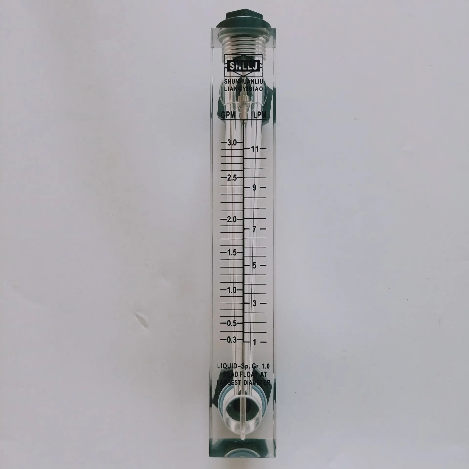 LZM-15L Acrylic panel flowmeter(flow meter) without control valve for liquid and Gas