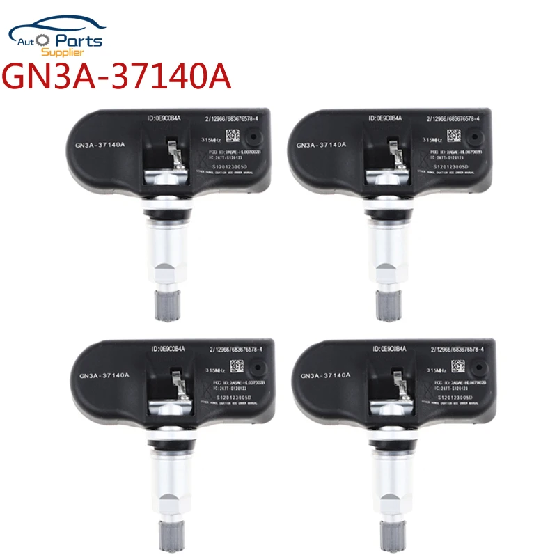 New 4pcs GN3A-37140A GN3A37140A GN3A-37140B GN3A37140B Fit For Mazda TPMS Tire Pressure Sensor 315MHZ