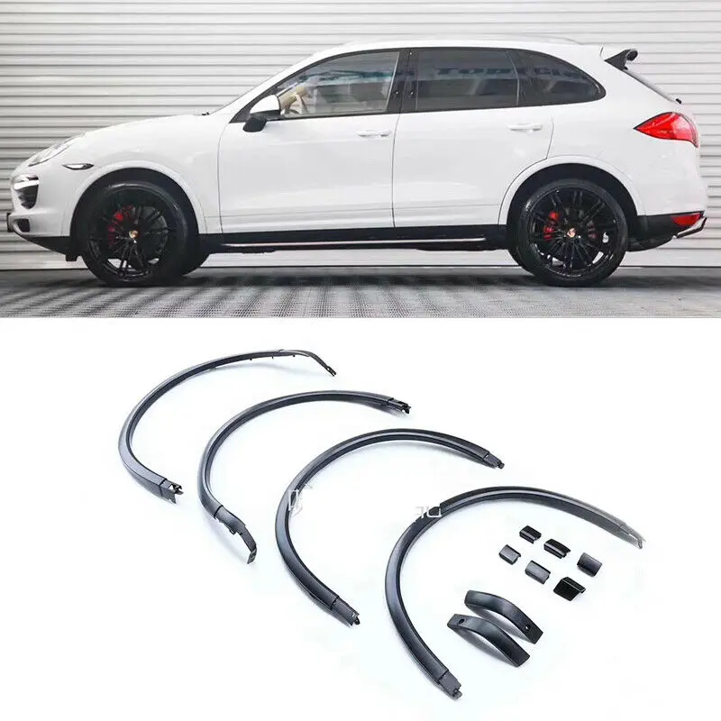 

For Porsche Cayenne GTS 2015-2017 Fender Wheel Eyebrow Protector Wheel Arch Strips Moulding Cover Trim Car Accessories