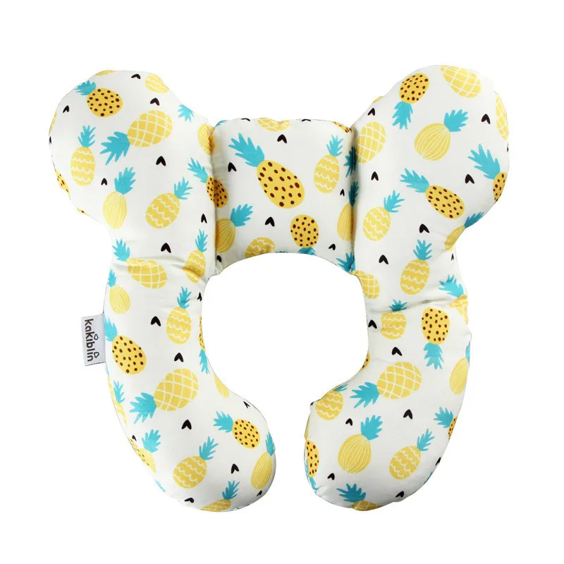 Baby travel pillow, child head and neck support pillow, suitable for strollers, car seats, travel