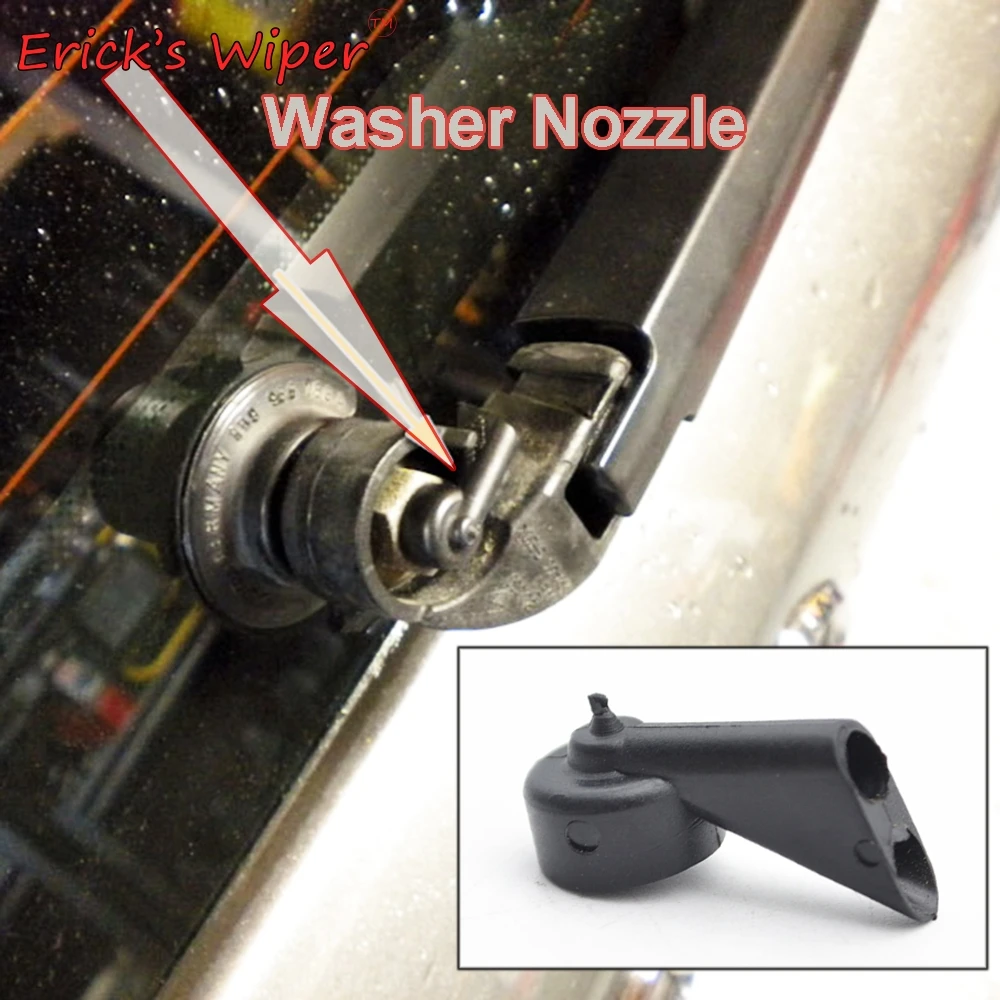 Erick\'s Wiper 1 Piece Rear Washer Nozzle Jet Spray For Audi A1 A3 A4 A6 Q3 QQ5 Q7 8P OE# 8K9-955-985-A Tailgate Window Sprayer