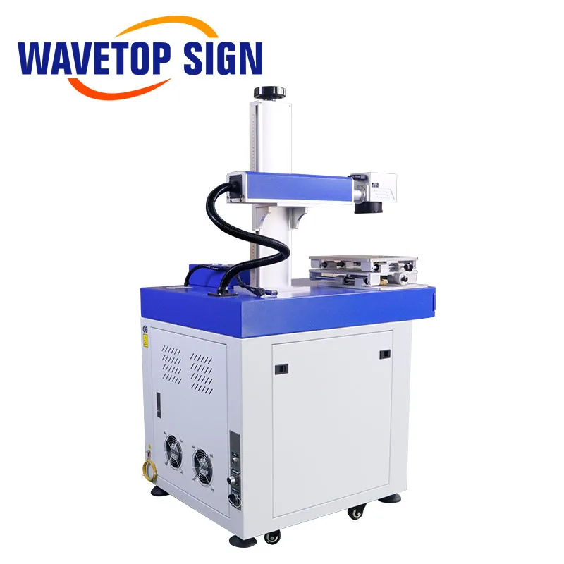 Macchina per marcatura Laser a fibra WaveTopSign 30W sorgente Laser in fibra di Raycus per marcatura di acciaio inossidabile in metallo
