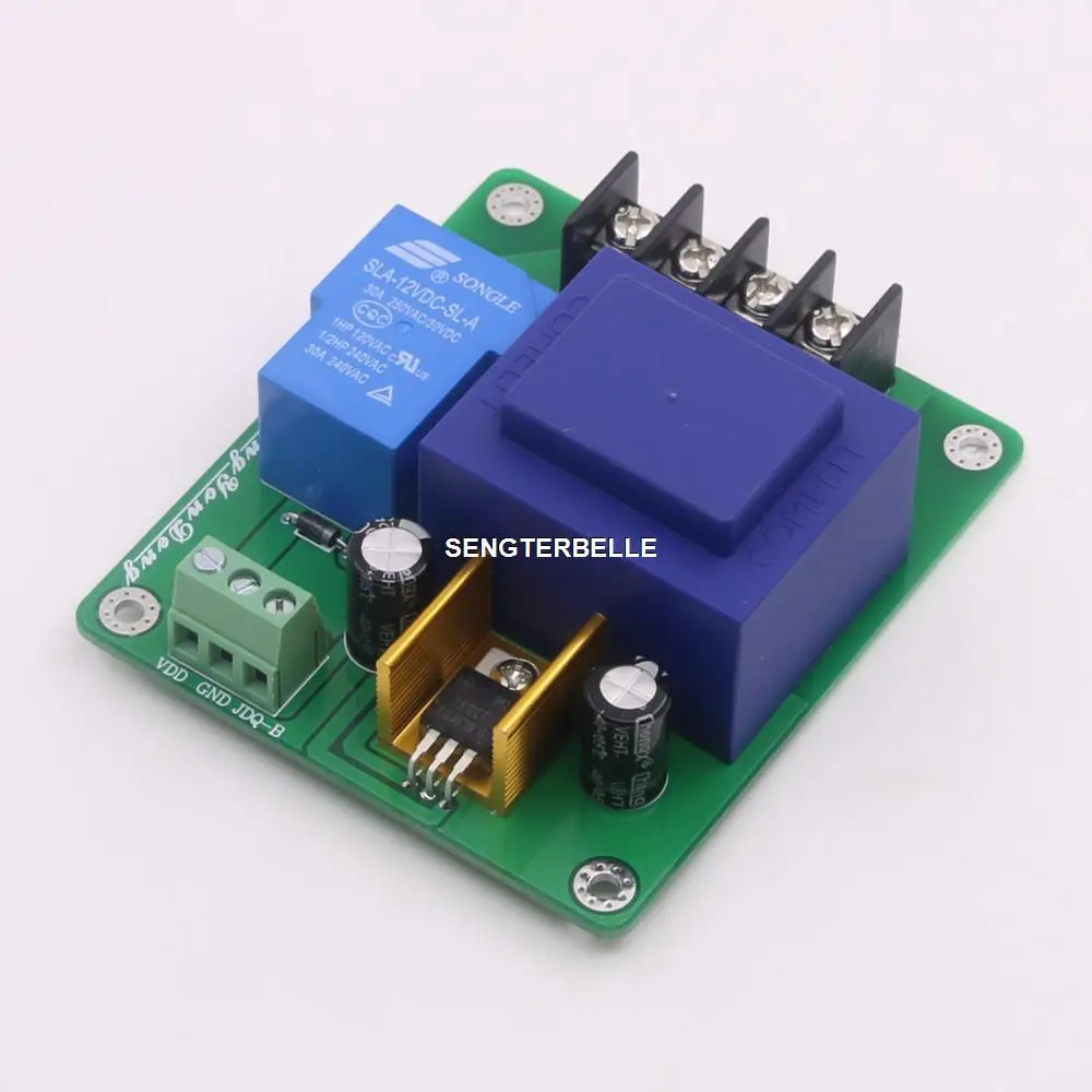 Montiert Hiend ALPS Motor Remote volumen control board hifi preamp board mit display 4 weg eingang