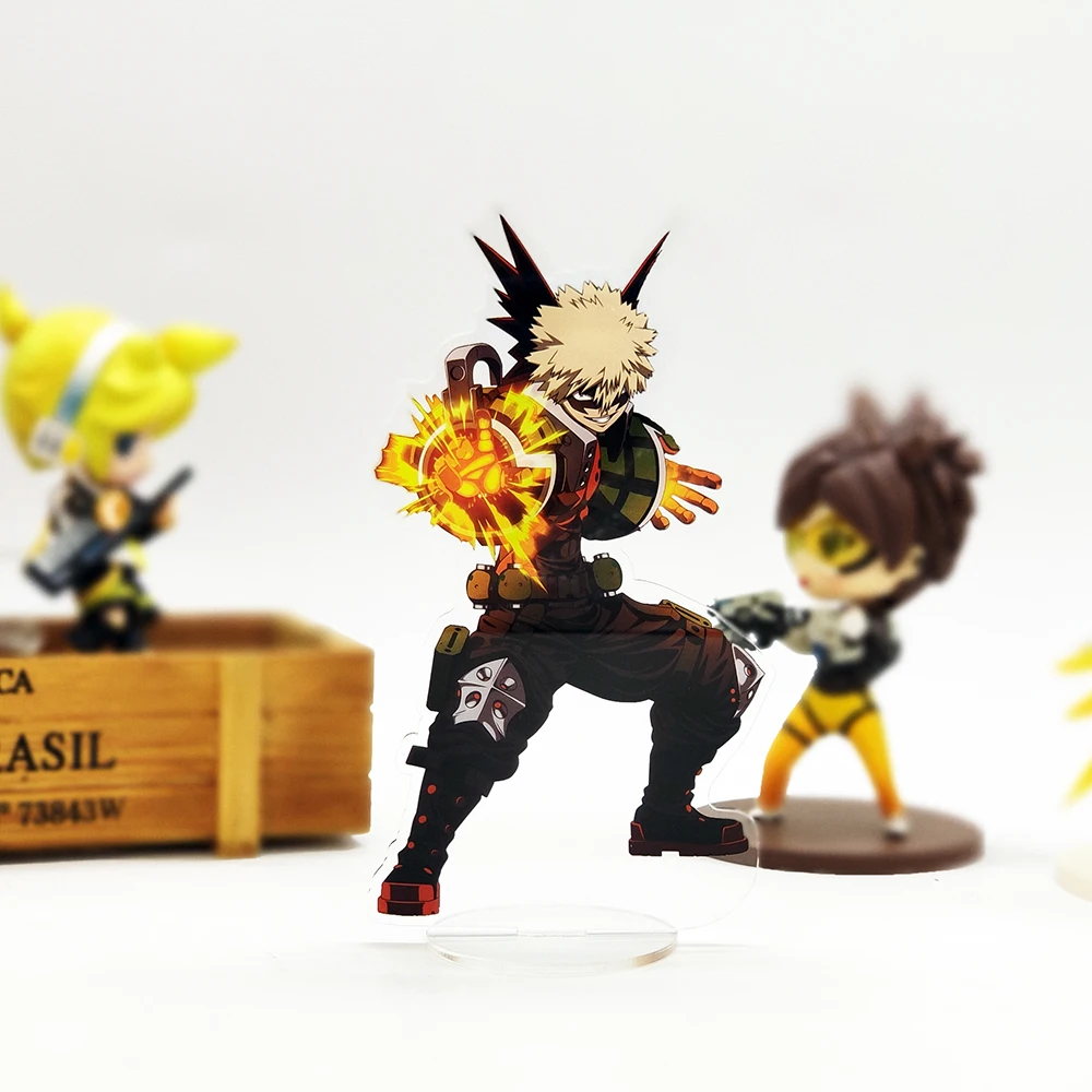 

My Hero Academia Bakugou Katsuki acrylic stand figure model plate holder cake topper anime boku no cool