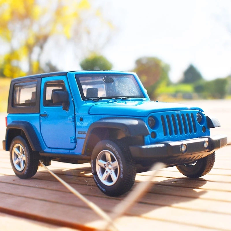 

1:32 Jeeps Wrangler Rubicon Alloy Model Car Diecasts High Simulation Exquisite Off-road Vehicles Model Collection Childrens Gift