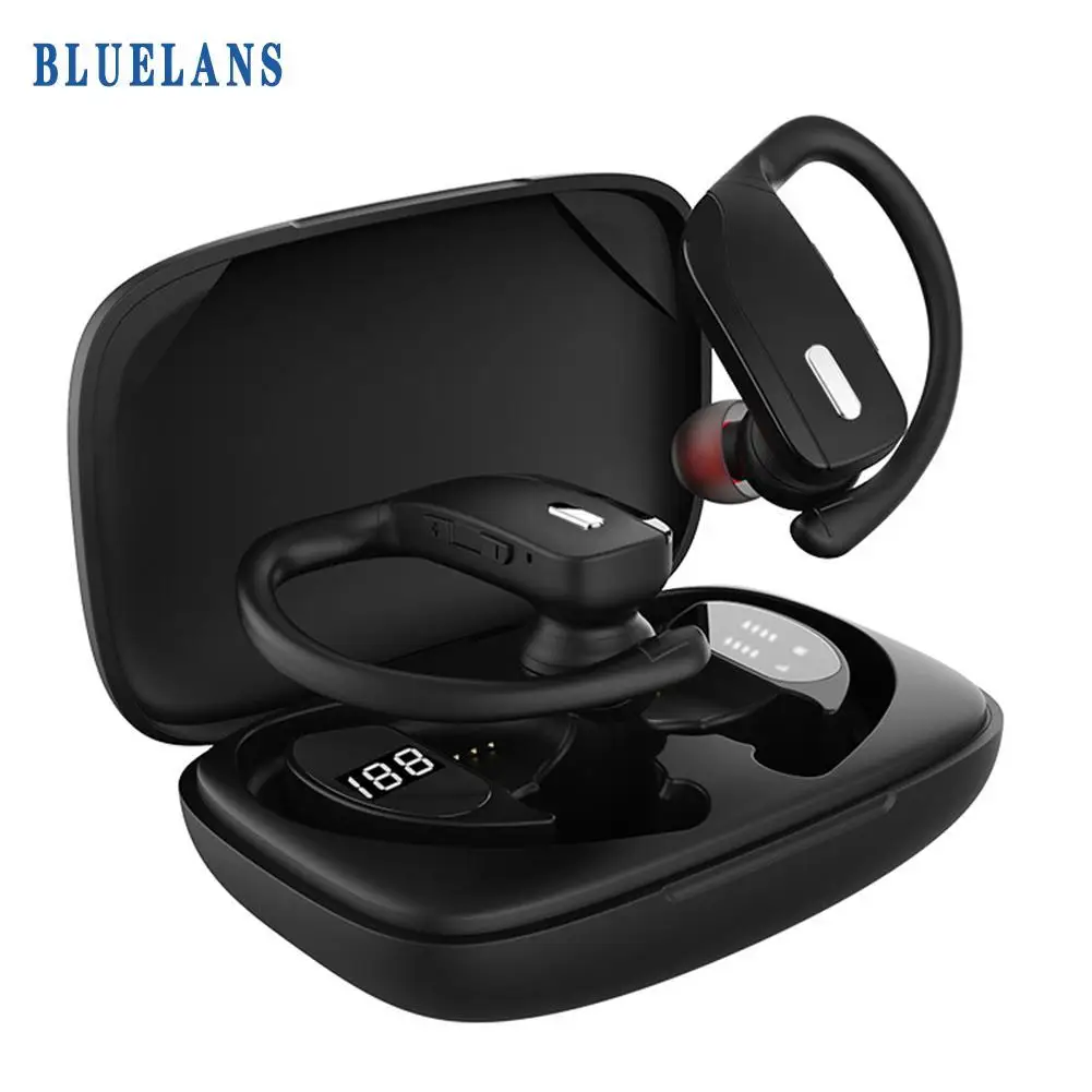 T17 TWS Bluetooth V5 Wireless in-Ear Headset with LED Power Display HiFi HD Call