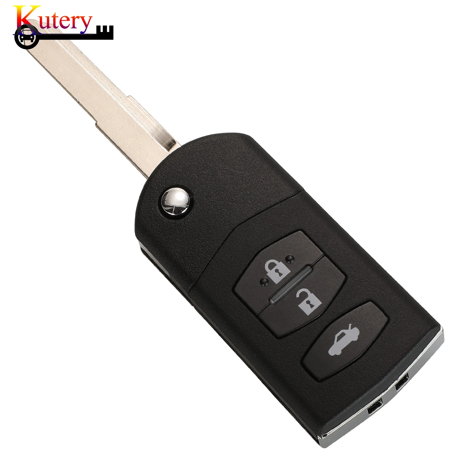 jingyuqin Remote Car Key For MAZDA 2 M2 3 M3 5 M5 6 M6 8 M8 SKE126-01/SKE126-A1 433Mhz 3 Buttons Without Chip/With 4D63 Chip