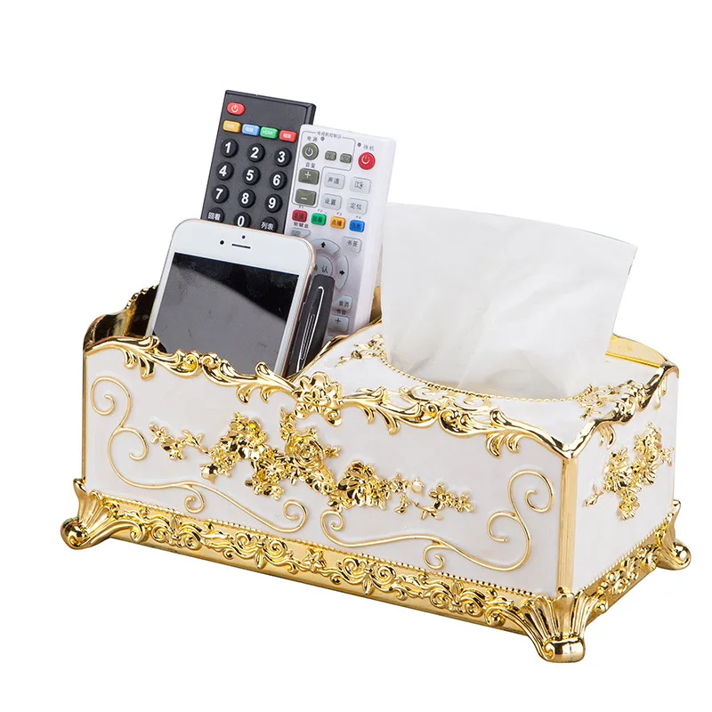 Kitchen Desktop Multifunctional Tissue Box TV Remote Control-Mobile Phone-Storage Box for Cards, Lipstick, Nail Polish, etc.2021