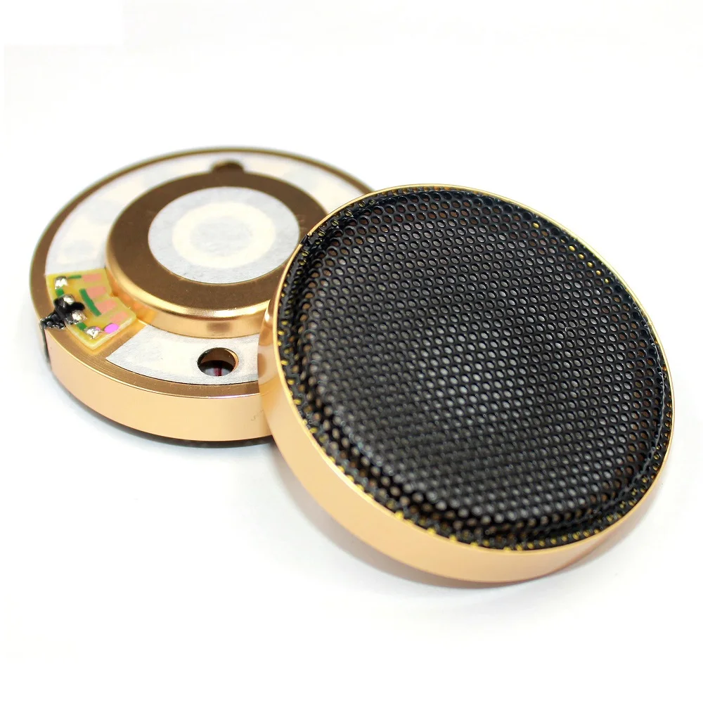 Hifi 50mm Headphone Speaker Unit 32ohm Headset Driver 300ohm For Denon Earphone diy Nanofiber Free edge Sound Good On Sale 2pcs