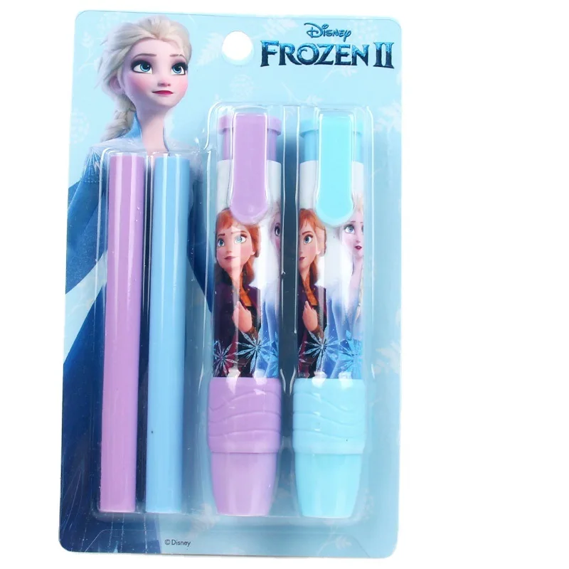 Disney Stationery Frozen 2 Elsa Princess Cute Erasers Marvel Spiderman Eraser Push Kawaii Eraser Prizes for Kids Christmas Gift