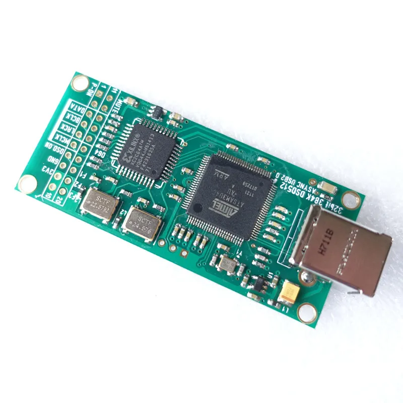 Free shipping  Amanero Combo384 IIS Digital Interface C3391  DSD512 32bits/384khz For AK4497 ES9038 DAC Board