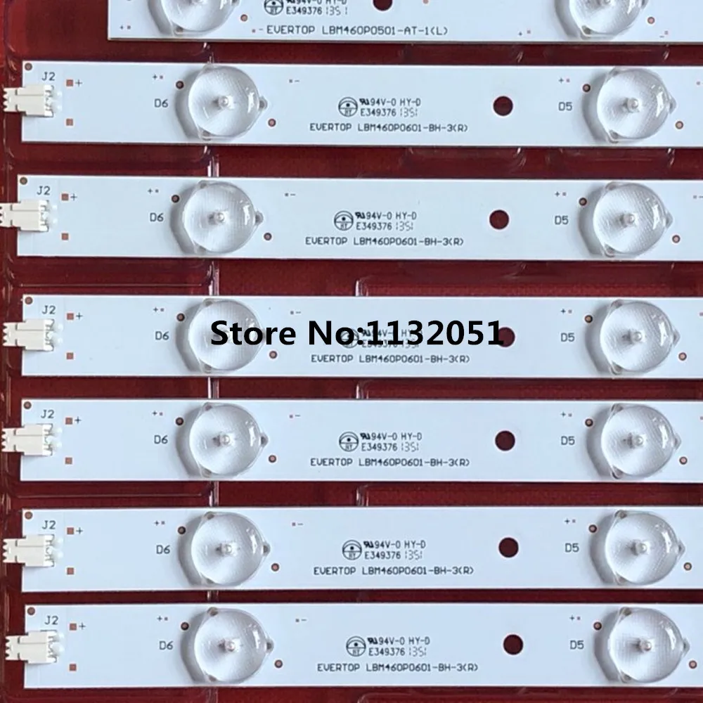 12Pcs Đèn Nền LED Cho SHARP LC-46LD266K 46PFL3218K LBM460P0601 A1-BU-3 R AU-1 LBM460P0501-AT-1 L TPT460H1-HN04