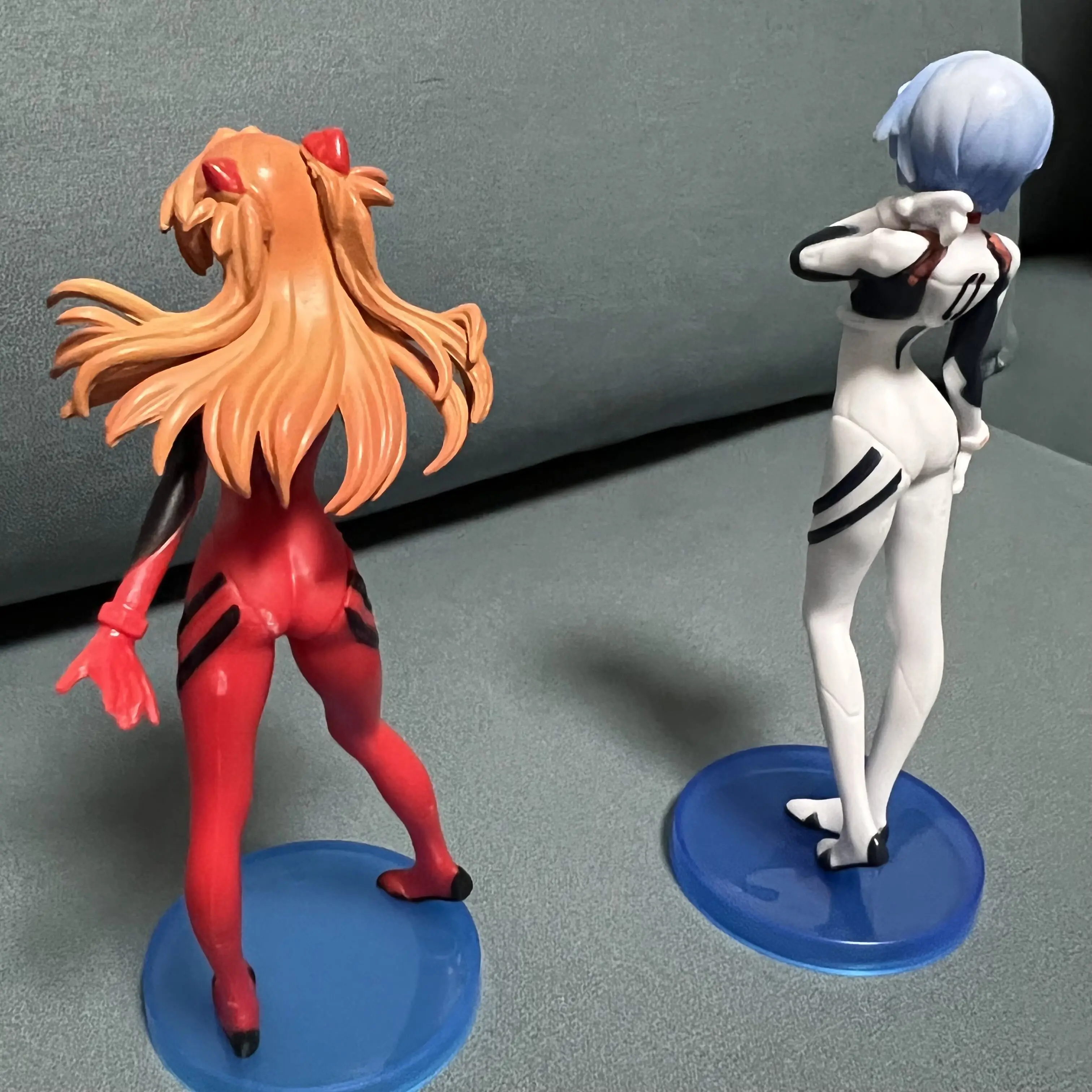 13CM Asuka Langley Soryu Ayanami Rei Genshin Impact   Evangelion Candy Toy Action Figure Parmon Toys