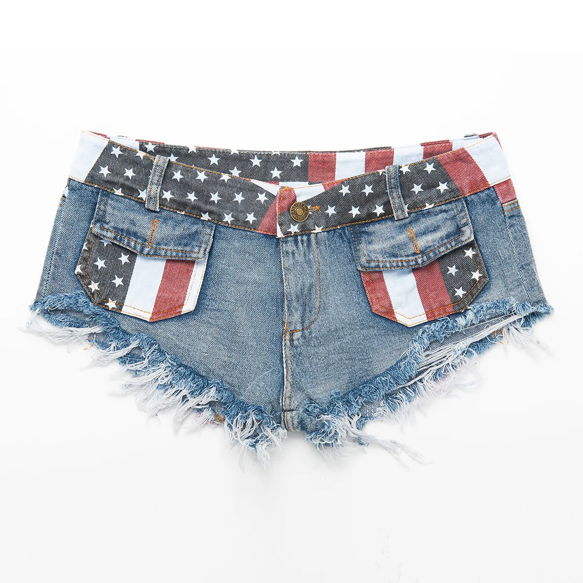 Sexy women Jeans denim Shorts hot Pants low waist sexy ripped flag nightclub Dresses  ripped jeans for women