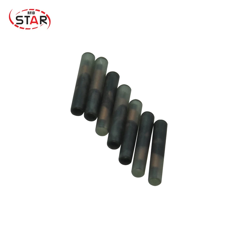 10 Chiếc Chip NFC Thẻ Rfid Kính Thú Cưng Vi Mạch 13.56Mhz Ntag 216 2*12Mm ISO 14443A Tiêu Chuẩn động Vật Chip Imak Cho Nhận Dạng