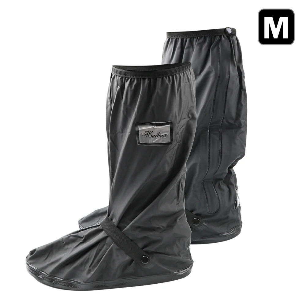 Wiederverwendbare Motorrad-Roller-Dirt-Bike-Regenschuh-Abdeckung, rutschfeste Stiefelüberzüge, Unisex-Fahrradschuh-Schutz für regnerischen, verschneite Tage