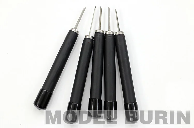 Model Making Tool Scribe Tungsten Steel Pushing Knife Transformation Tool 0.2/0.4/0.6/0.8/1.0/2.0/3.0/4.0mm