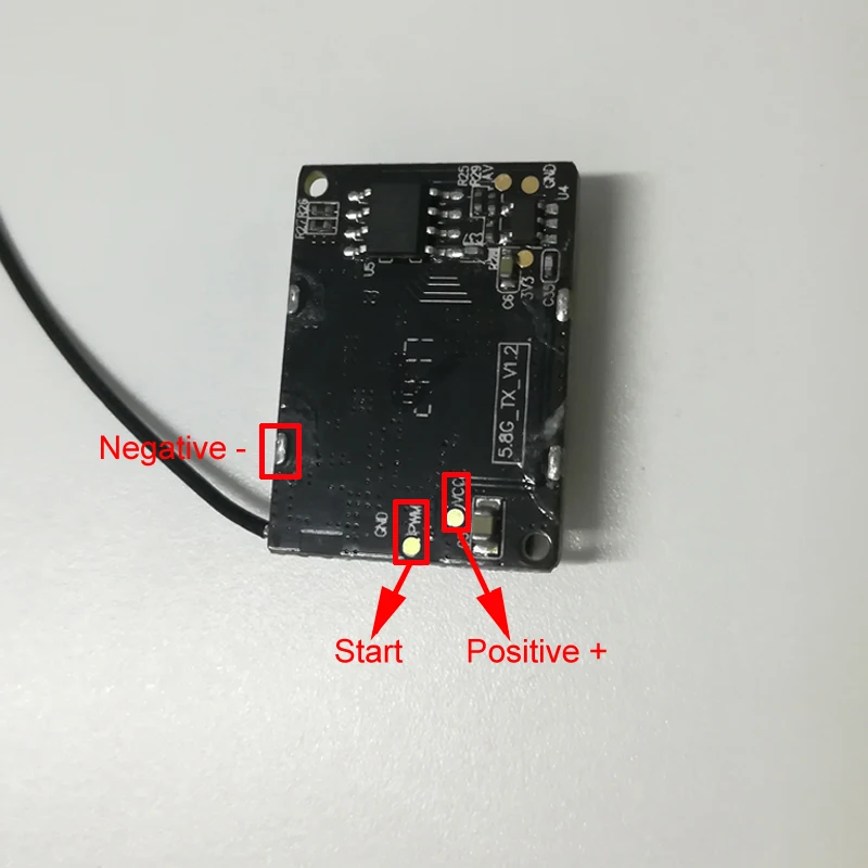 1 zestaw 5.8G bezprzewodowa płytka nadajnika VTX + Mini kamera zestaw FPV obraz moduł transmitujący części sygnału analogowego dla RC samolot