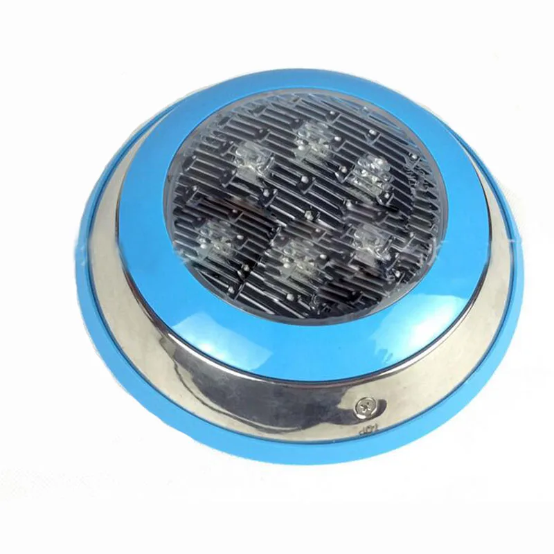 10cs/lot Led Swimming Spot Lamp Focos Piscina Led RGB 6W 24V 12V LED Underwater Landscape Lamp Swiming Pool Wall Mounted Lamp