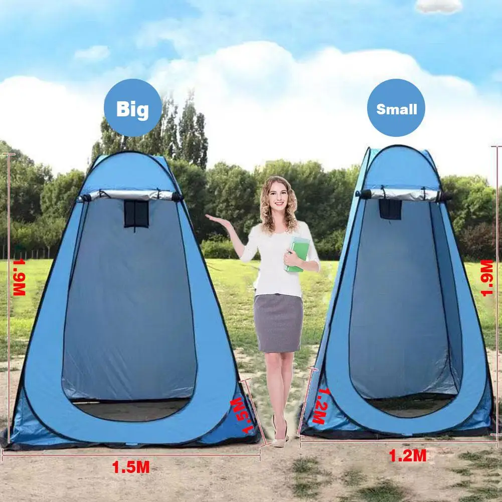 120*120*190cm Pop Up Changing Room Privacy Tent Portable Outdoor Shower Tent Camp Toilet Rain Shelter For Beach Camping Dropship