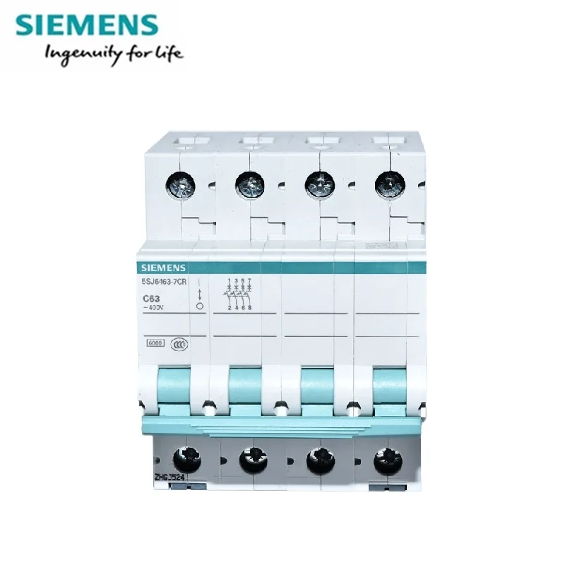 

Siemens Miniature circuit breaker 6000 A 5SJ6 TYPE C 4P 10A 16A 20A 25A 32A 40A 63A 5SJ64**-7CR AC