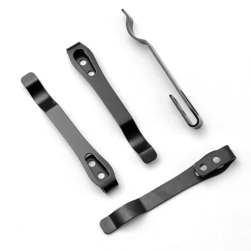 1piece Stainless Steel Back Clip for DIY Folding Pocket Knife Tool Custom Back Clip Folding Knife DIY Accessories