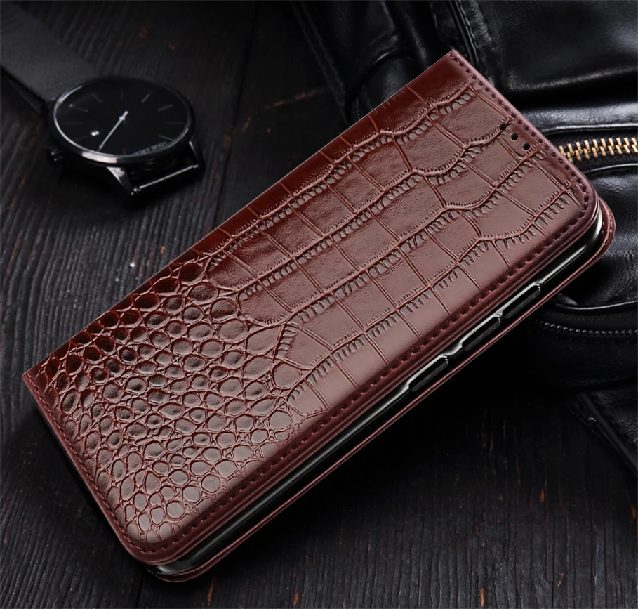 Case For Samsung A30 Case A305 Crocodile texture leather Case For Samsung Galaxy A30 GalaxyA30 A 30 SM-A305F A405F