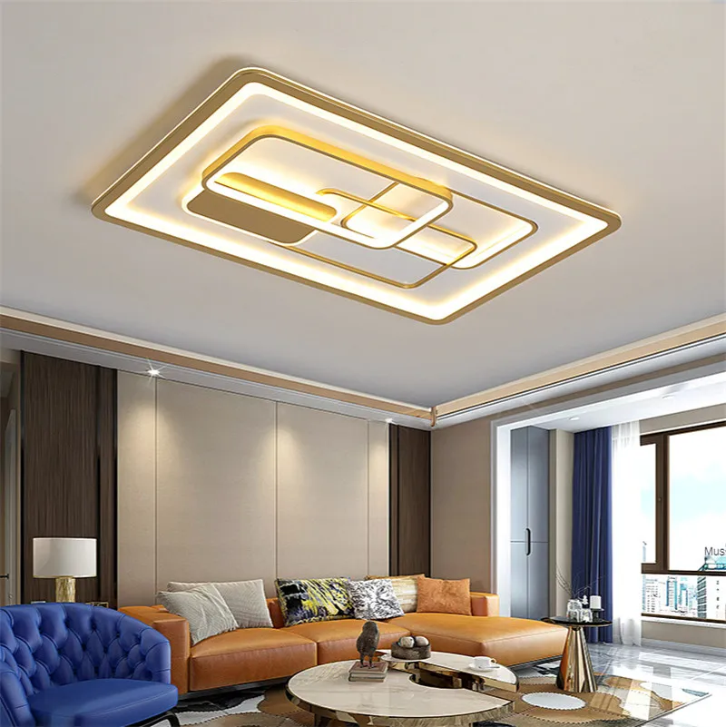 

Ультратонкий скандинавский потолочный светильник, кухонная лампа, светодиодный потолочный светильник для гостиной, спальни, домашняя люстра золотого цвета