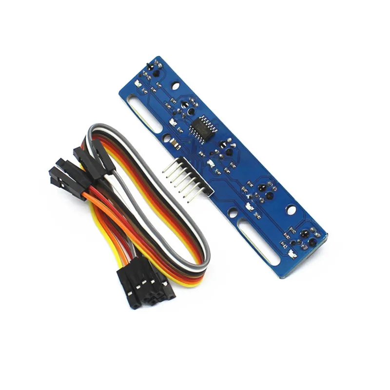 5-Way Sensor Pelacak 5-Way Sensor Pelacakan Modul Inframerah Sensor Tcrt5000l