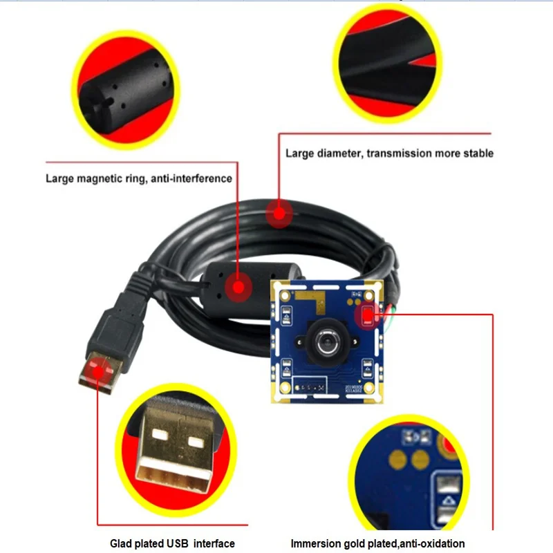 IMX377 Large Photosensitive Chip 12MP Camera Module HD Shooting For Documents