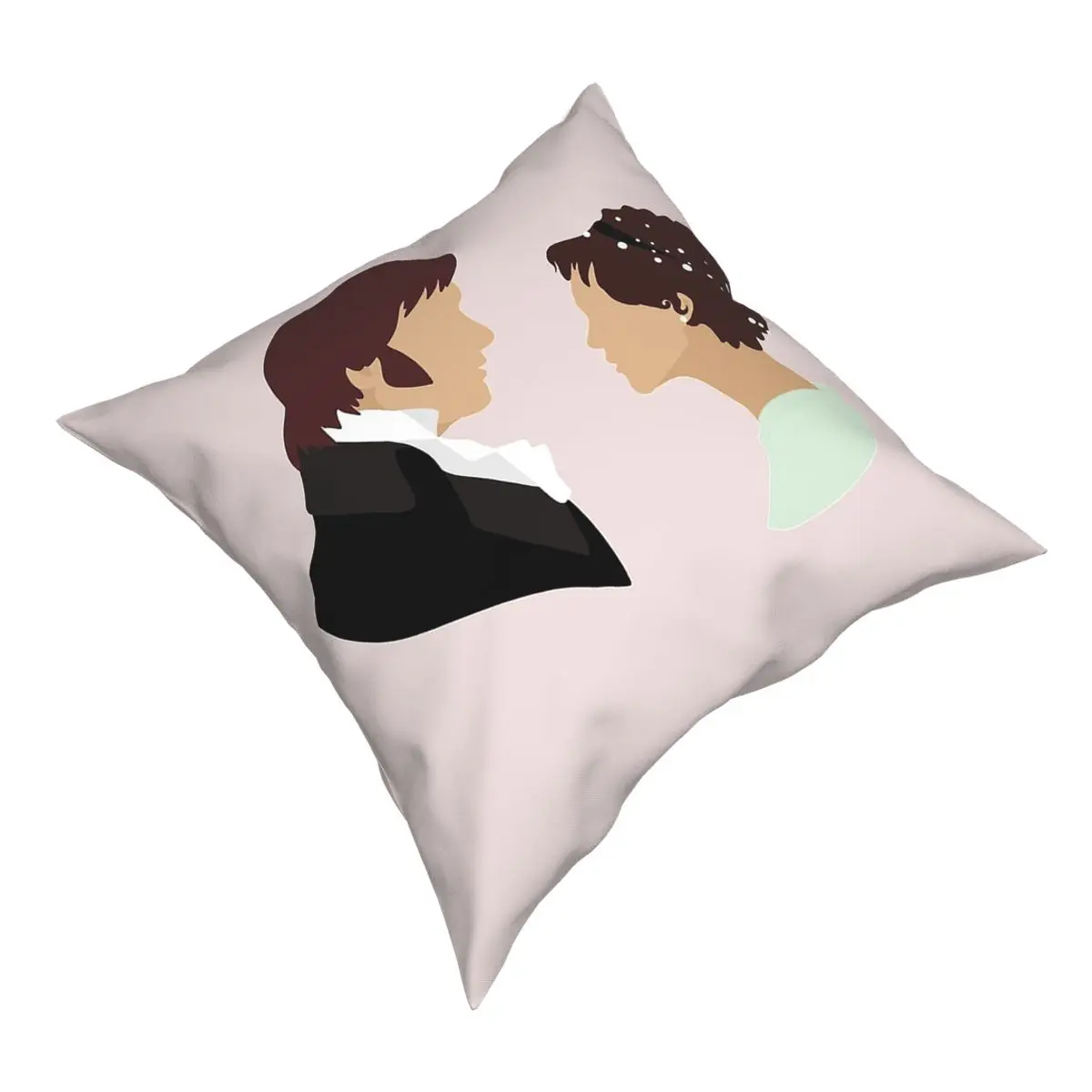 Pride And Prejudice Jane Austen Pillow Cover Home Decor Cushions Throw Pillow for Living Room Polyester Double-sided Printing